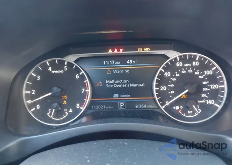 2021 Nissan Altima Sr Fwd из США, поврежденный, VIN 1N4BL4CV0MN313658